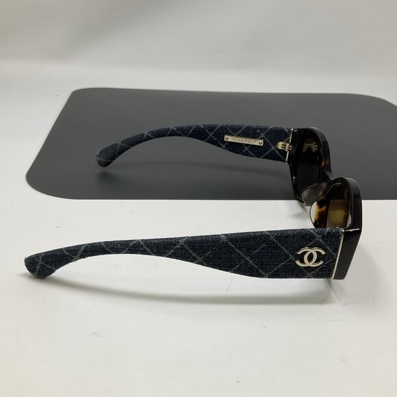 CHANEL 5405-A C 714/S9 Oval Denim Polarized Sunglasses 53 [] 19 140 main image 5